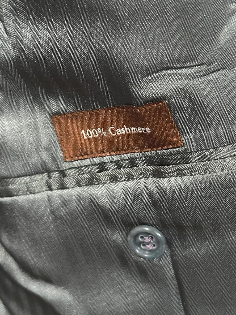 Joseph & Lyman Charcoal Grey 100% Cashmere Blazer Coat!